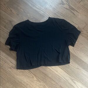 Z Supply Black Crop Top